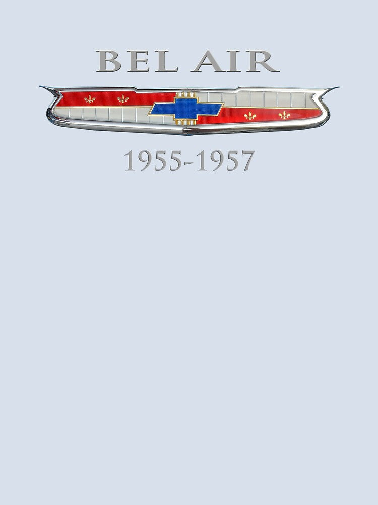 Vintage 1955-1957 Bel Air Badge, American Car TriFive Emblem by classic car craze