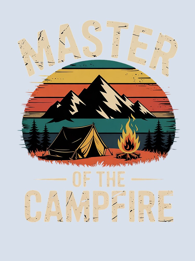 Cool Master Campfire Funny Camping For Kids Men Women by VerseFarm