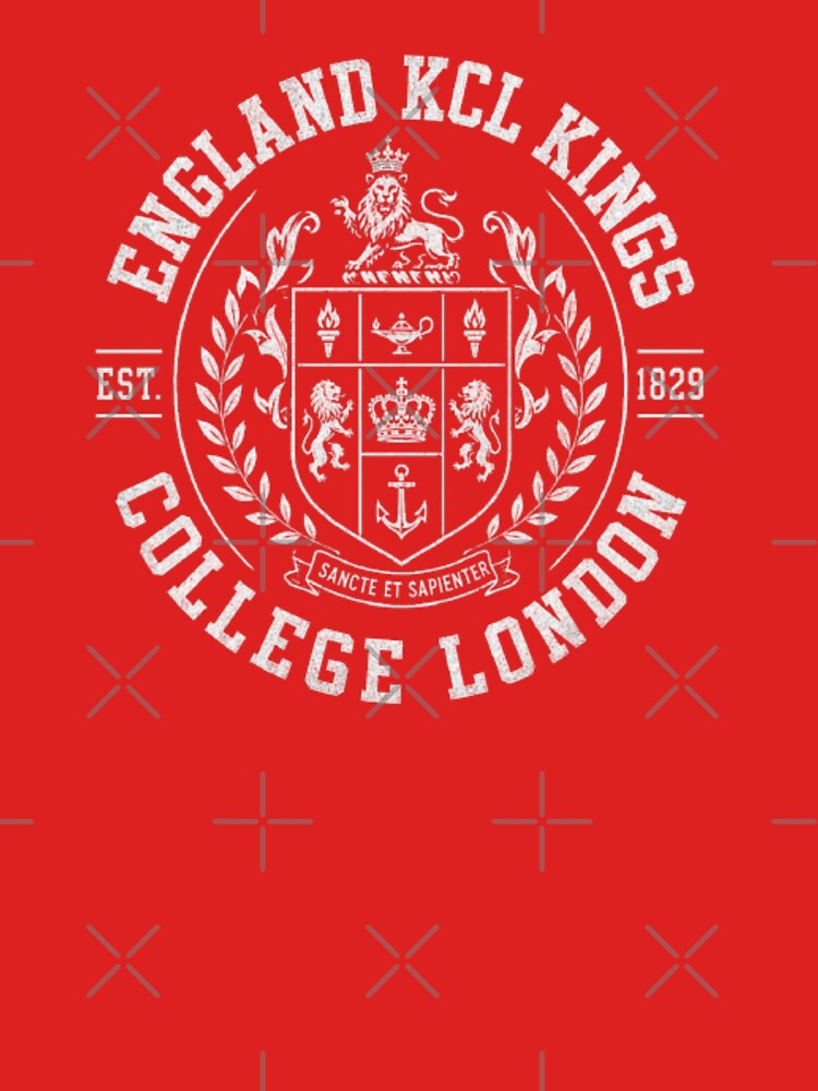King's College London KCL White Crest by VIBINGSCHOOL