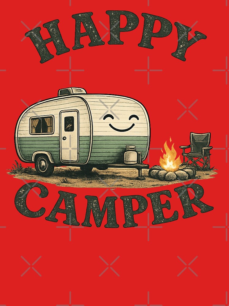 Happy Camper By The Campfire by greatlakesimage