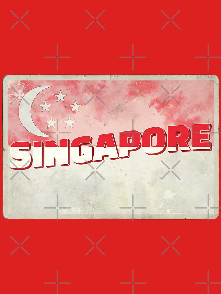 Singapore Vintage style retro souvenir by DeveloperProp0