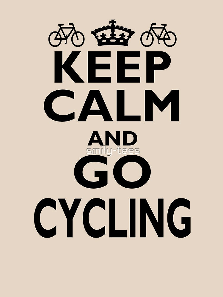 Cycling  Keep Calm  Bicycler Birthday by smily-tees