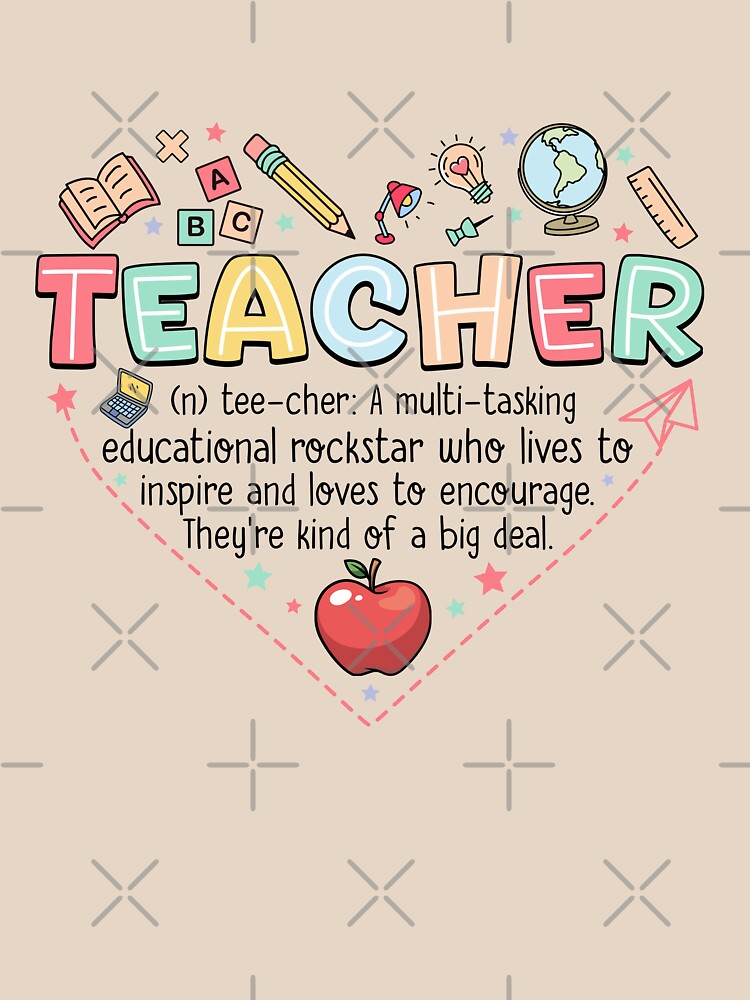Teacher Definition Cute Appreciation Design by HasHs