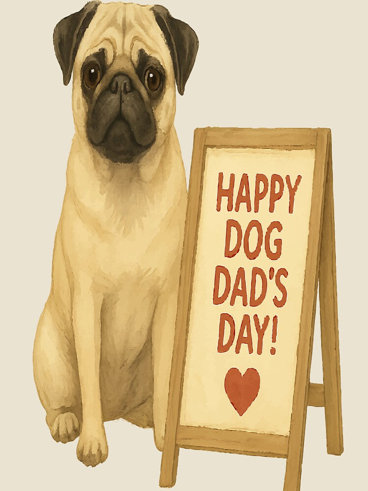 Proud Pug Wishes You a Happy Dog Dad’s Day! by AbstractAnom