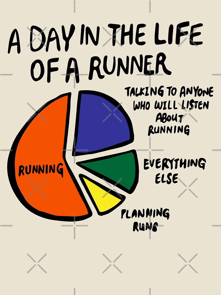 Funny Day in a Life of Runner Marathon Runner Brother Parkrun Triathlete Training by FociCreate