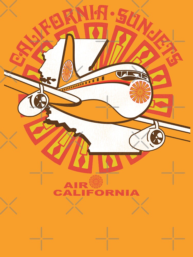 Retro Air California Sunjets - Defunct Airlines AirCal Aviation by acquiesce13