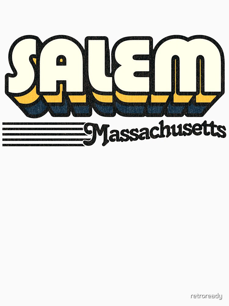 Salem, Massachusetts | Retro Stripes by retroready