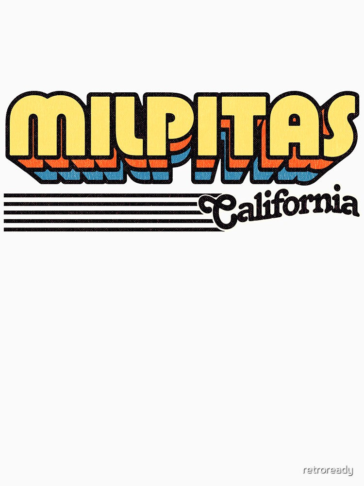 Milpitas, California | Retro Stripes by retroready