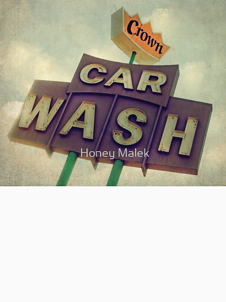 Crown Car Wash Neon by Honey Malek