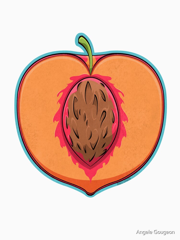Peach Pattern by Angele Gougeon