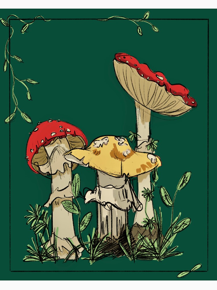 mushroom art by Andrea Caceres