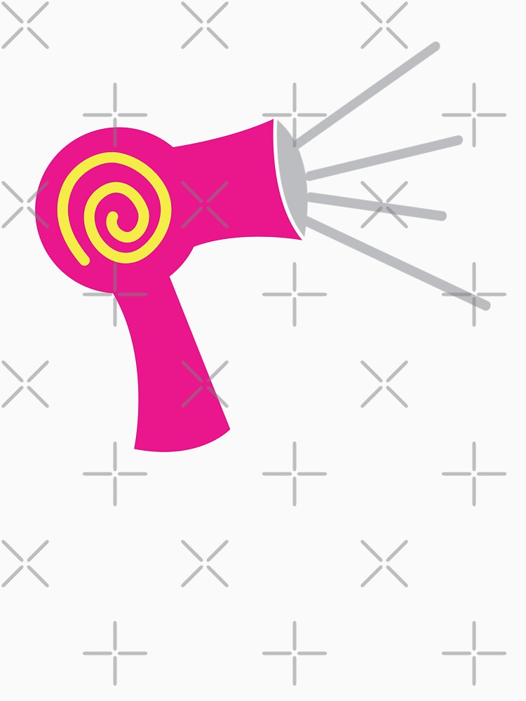 Hot pink Hairdryer stylist by jazzydevil