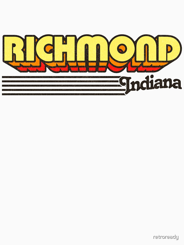 Richmond, Indiana | Retro Stripes by retroready