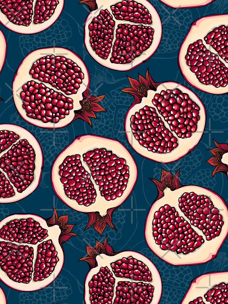 Pomegranate slices by Katerina Mitkova Kirilova