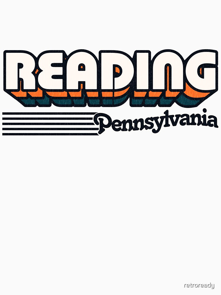 Reading, Pennsylvania | Retro Stripes by retroready