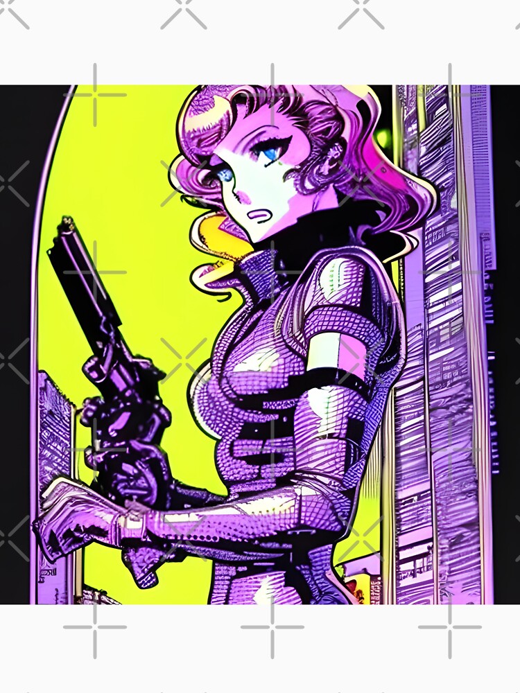 90's Anime Girl | Retro Fashion | Manga Art by iPhoneGuy