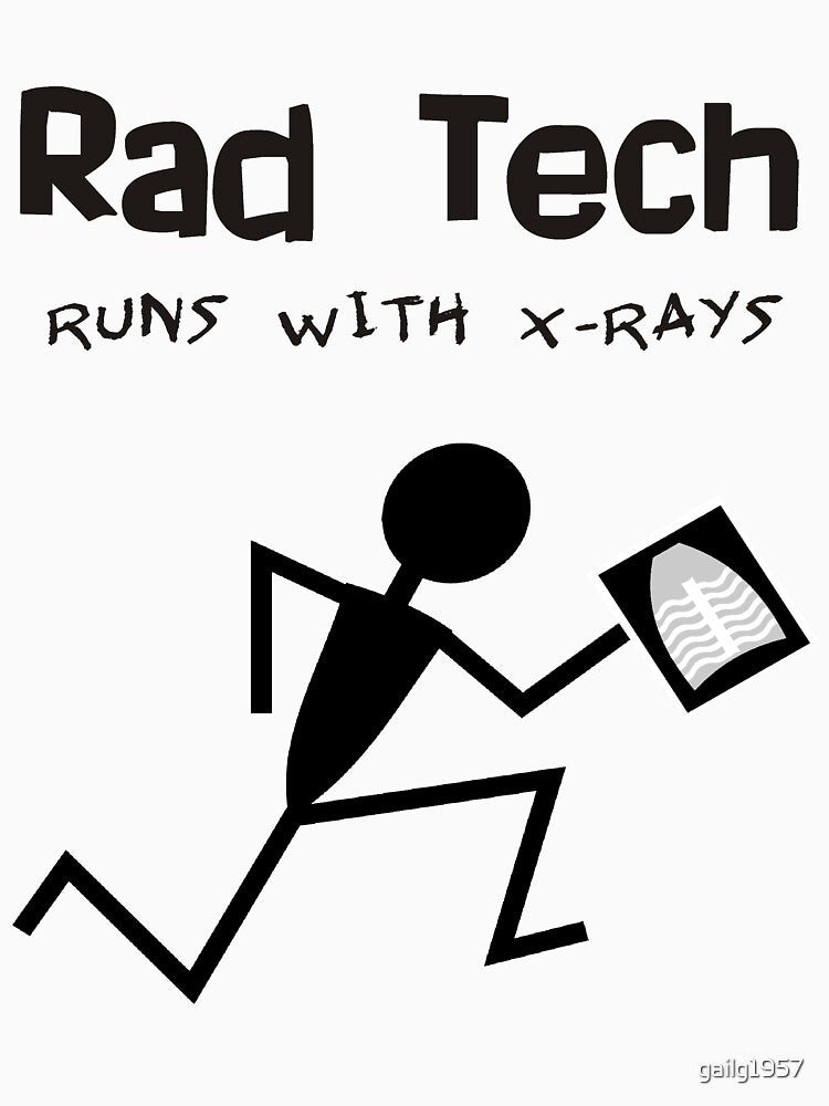 Funny Radiology Tech Stickman by gailg1957