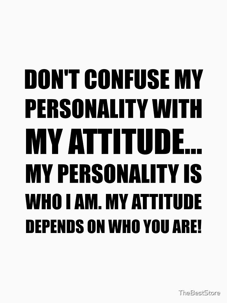 Personality Attitude Confused by TheBestStore