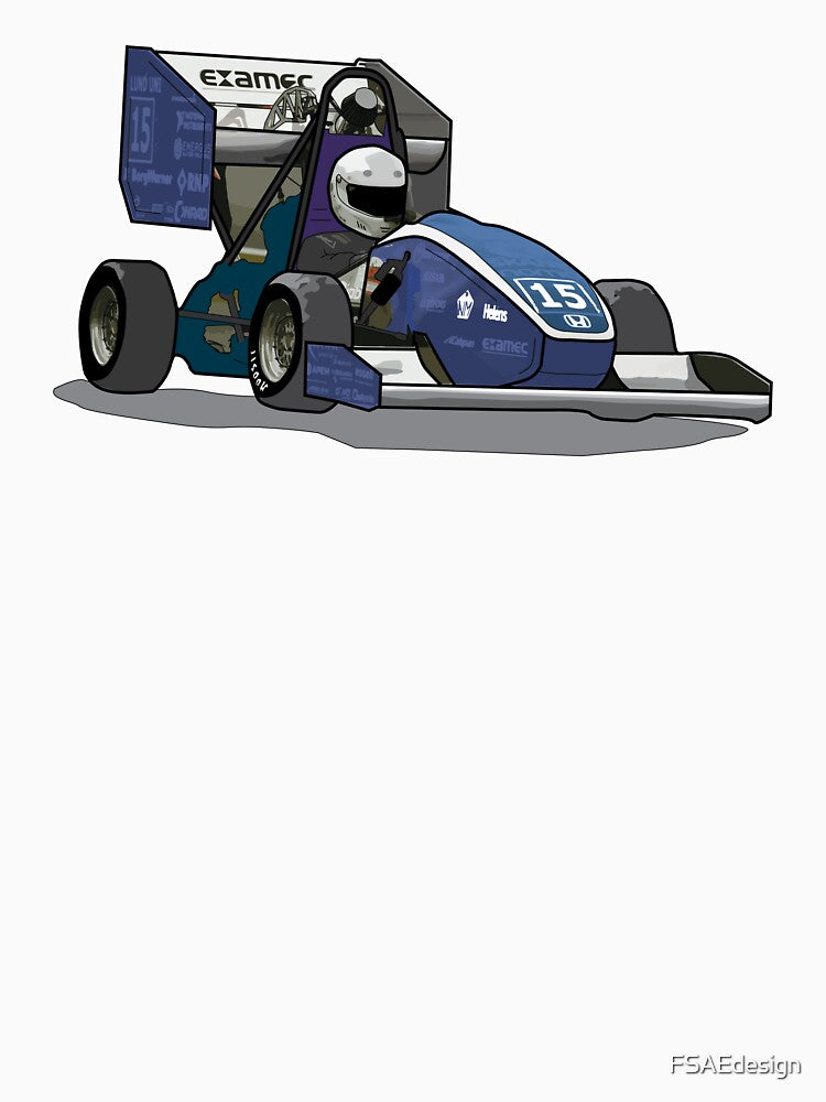Formula Student Illustration Coloured by FSAEdesign