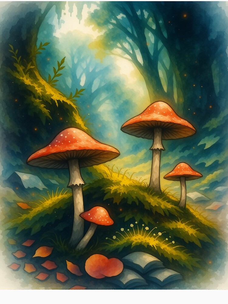 Red Capped Mushroom Glade by The Rogue Mark