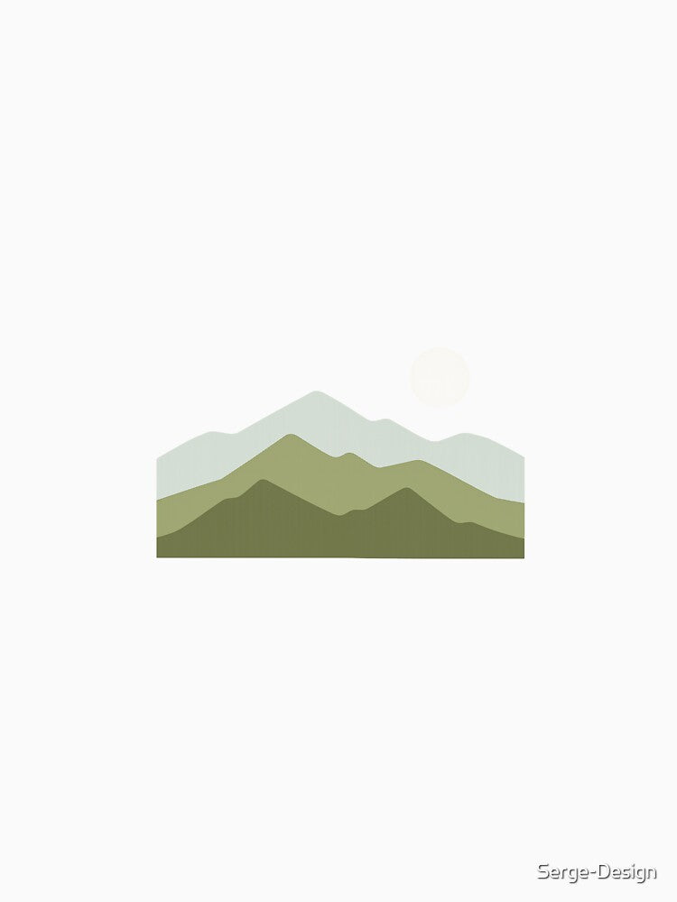 Mountains in Layers – Nature Minimalism by Serge-Design