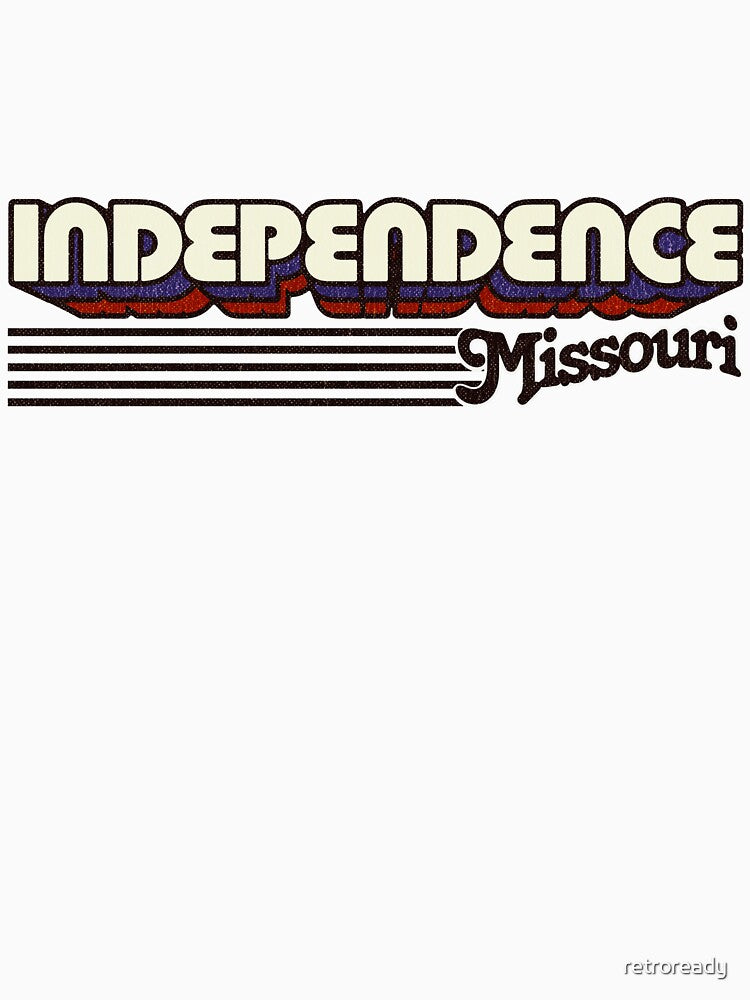 Independence, Missouri | Retro Stripes by retroready