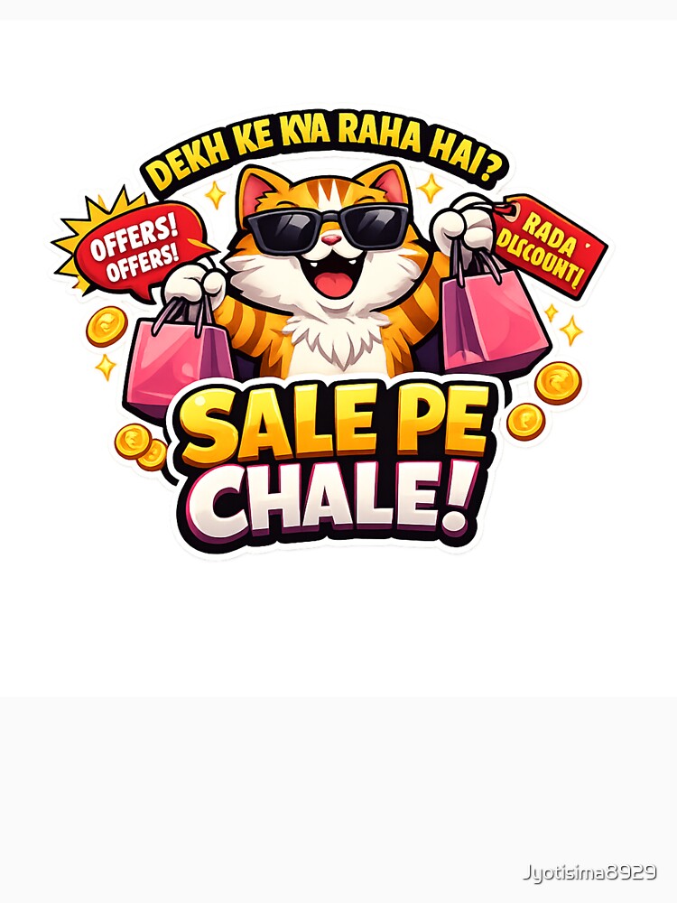 Cute Shopping Mood Stickers | Funny Sale Quotes Collection by Jyotisima8929