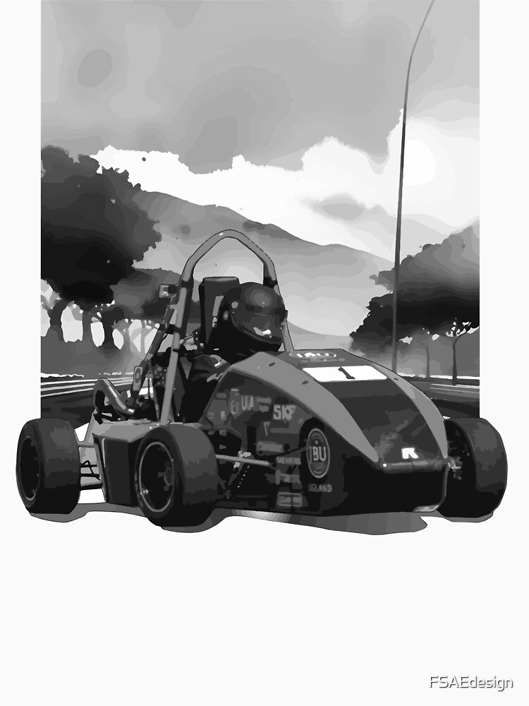Formula SAE in track - B&W by FSAEdesign