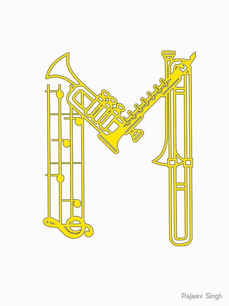 Initial Monogram M by Rajeev  Singh