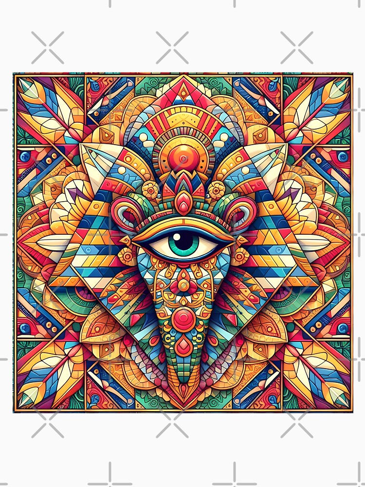 Pharaoh eye in geometric  :from EgyApe Artists by egyape ⭐⭐⭐⭐⭐
