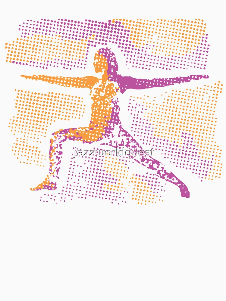 Creative Yoga Pose Character by jazzworldquest