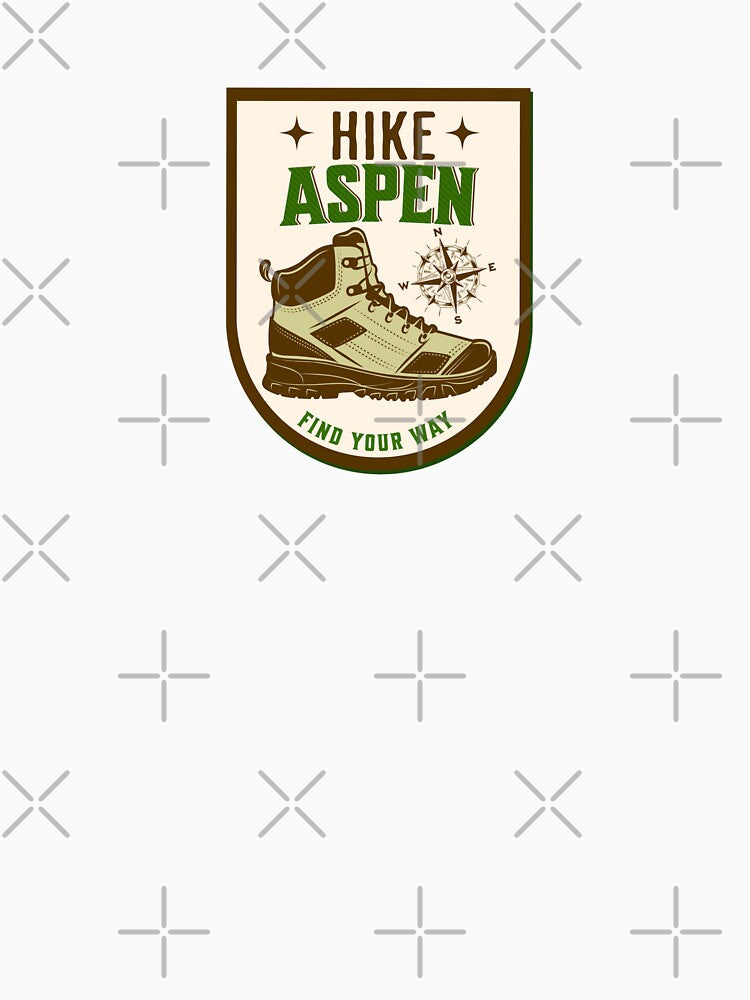 Copy of Hike Hiker Hiking Aspen Colorado by CattlettArt