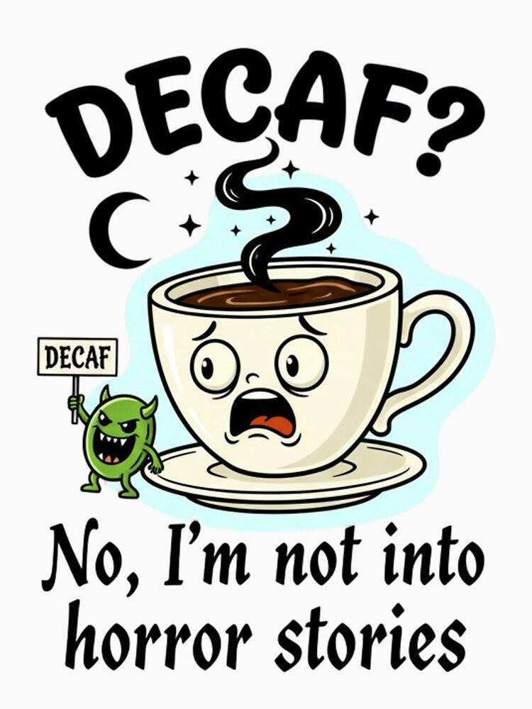 Decaf? No, I’m not into horror stories by RiaPrint