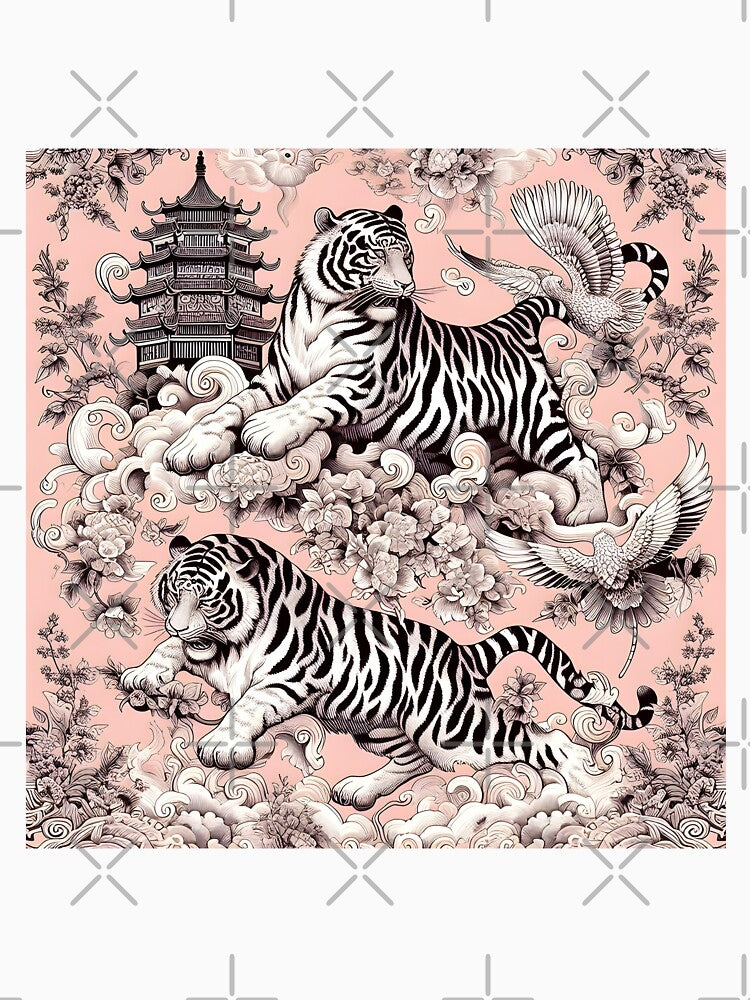 Cute tiger in china style  :from EgyApe Artists by egyape ⭐⭐⭐⭐⭐