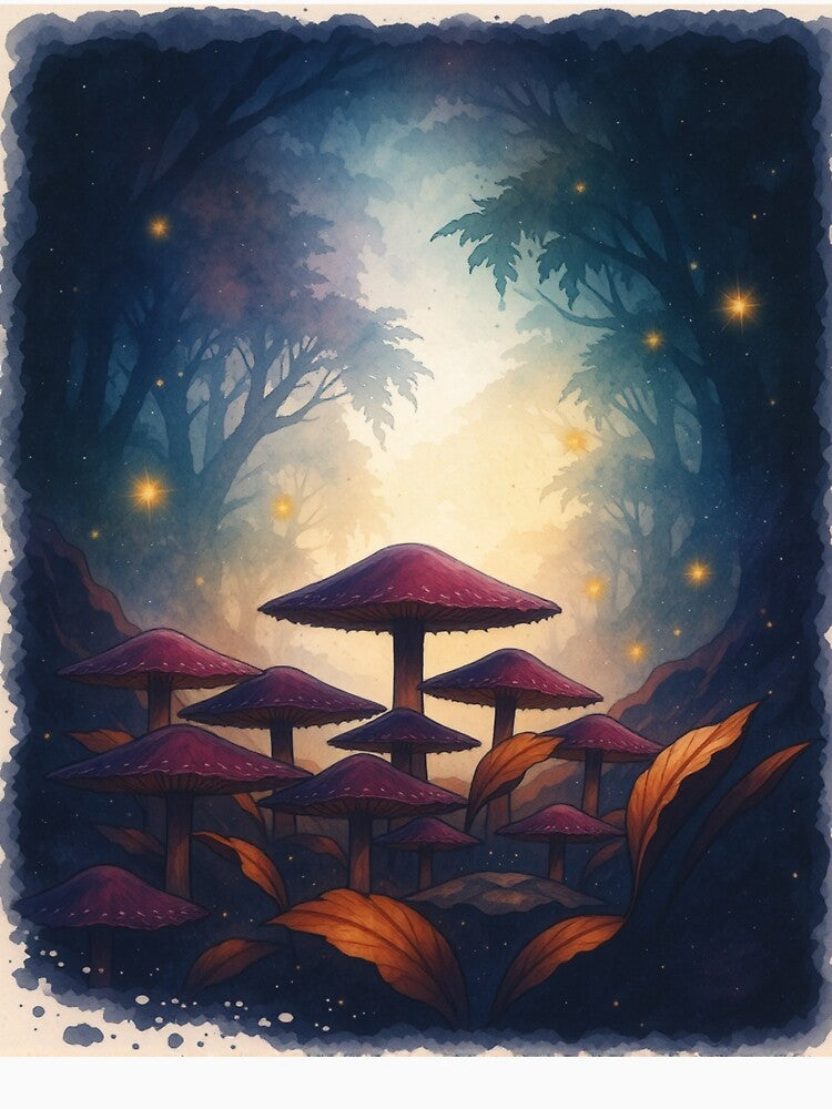 Hidden Firefly and Fungal Meadow by The Rogue Mark