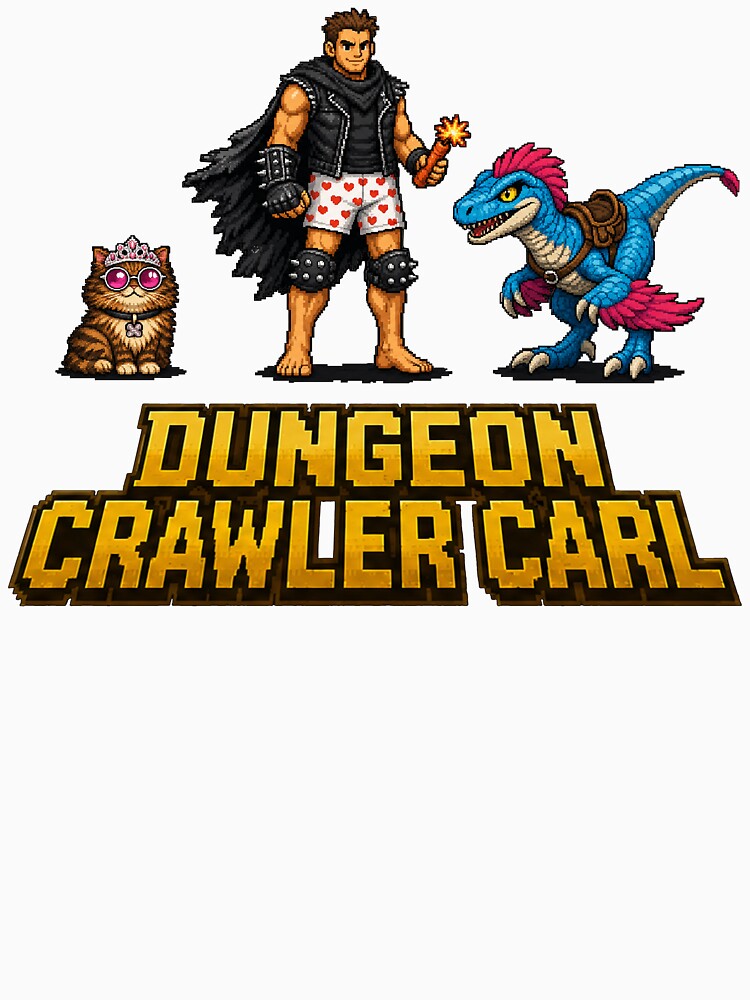 Dungeon Crew - 8 Bit by HTown-Otter T-Shirts & More