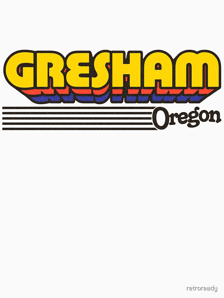 Gresham, Oregon | Retro Stripes by retroready