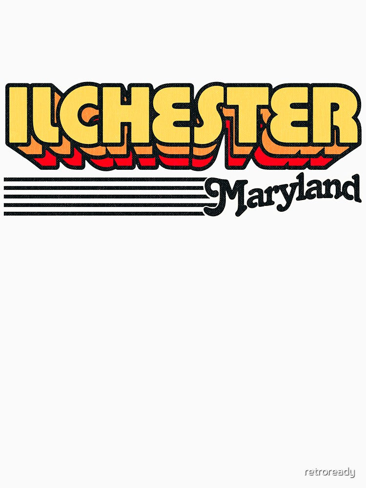 Ilchester, Maryland | Retro Stripes by retroready
