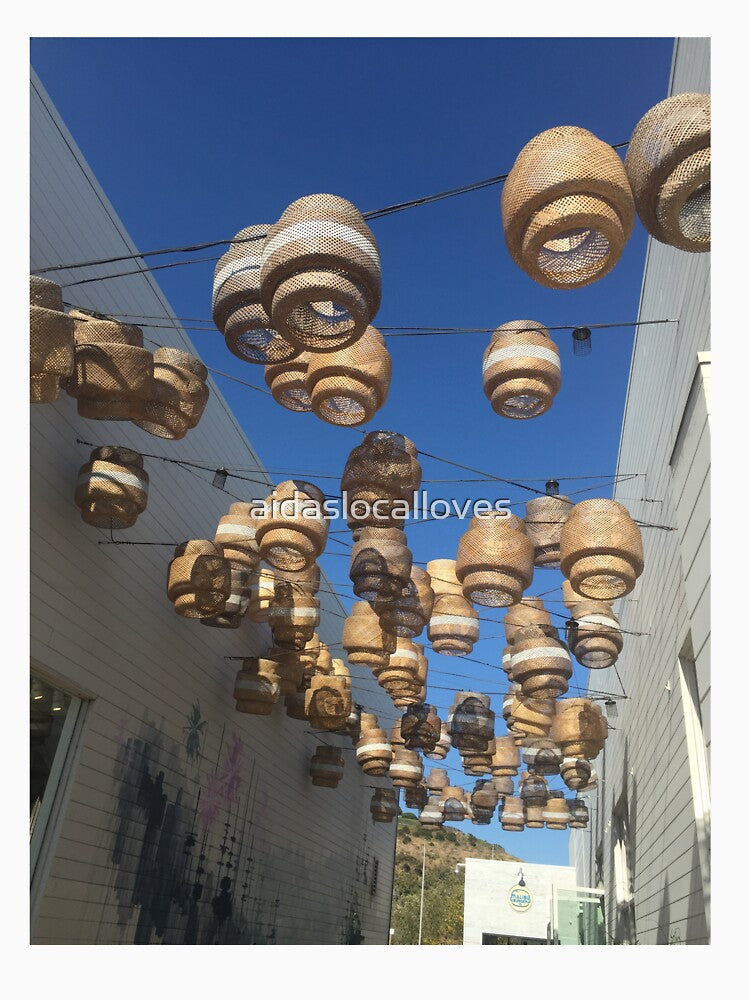 swinging baskets in the sky - outdoor decor Malibu, California by aidaslocalloves
