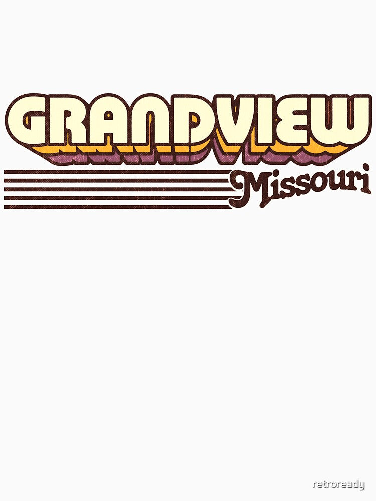 Grandview, Missouri | Retro Stripes by retroready