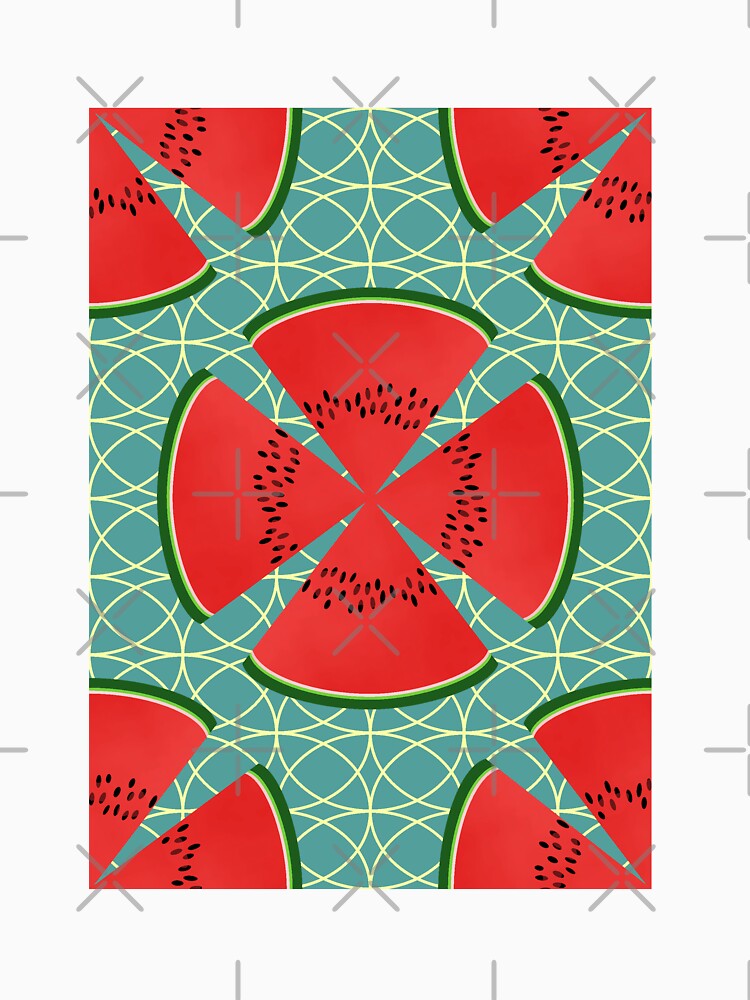 Watermelon Poppy Pattern by MerryMakewell