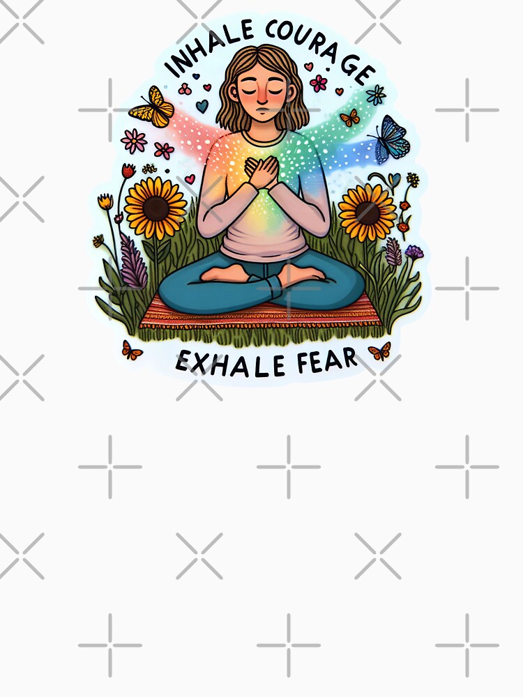 Inhale Courage Exhale Fear Healing Meditation by digilabs
