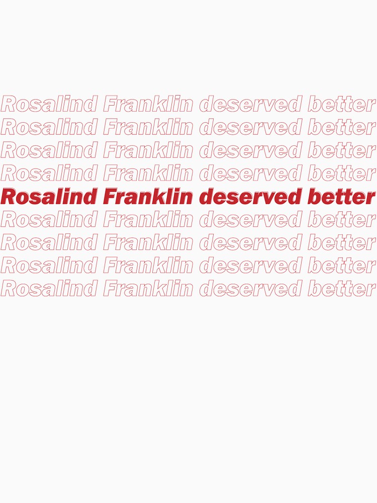 Rosalind Franklin deserved better by babsiecosplay