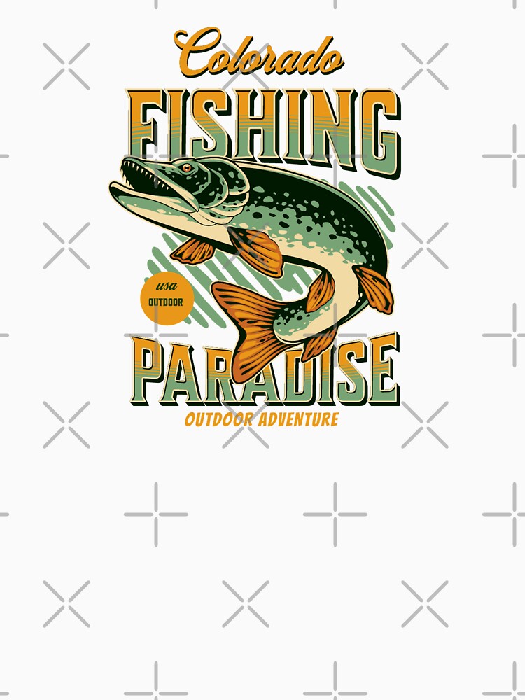 Rocky Mountains Outdoor Fishing Colorado by CattlettArt