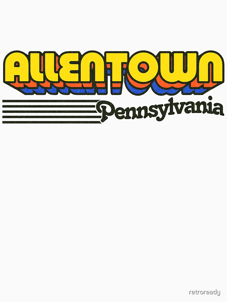 Allentown, Pennsylvania | Retro Stripes by retroready