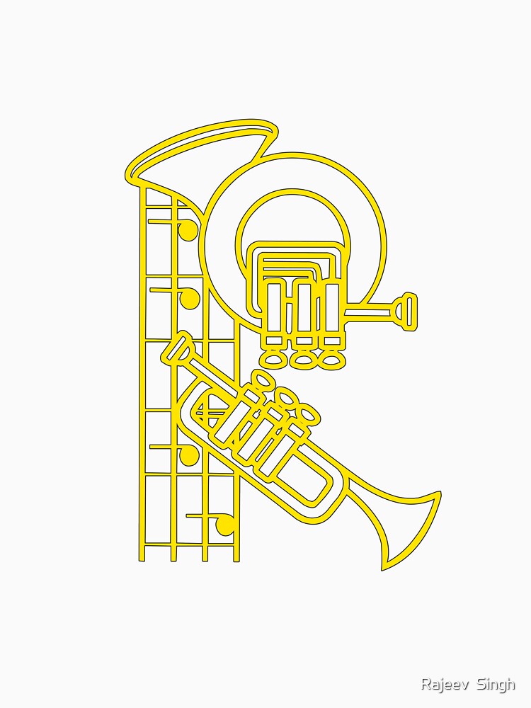 Initial Monogram R by Rajeev  Singh