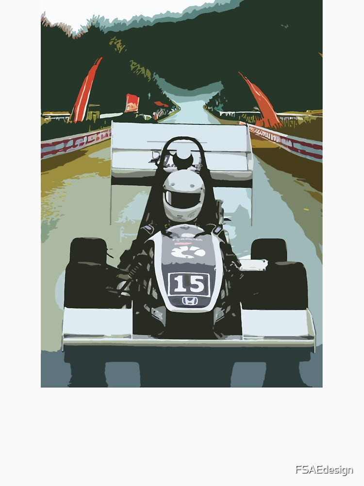 Formula Student on the road, front view by FSAEdesign