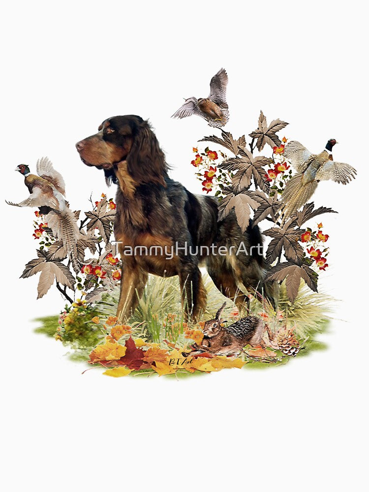 Picardy Spaniel , Bird hunting by TammyHunterArt