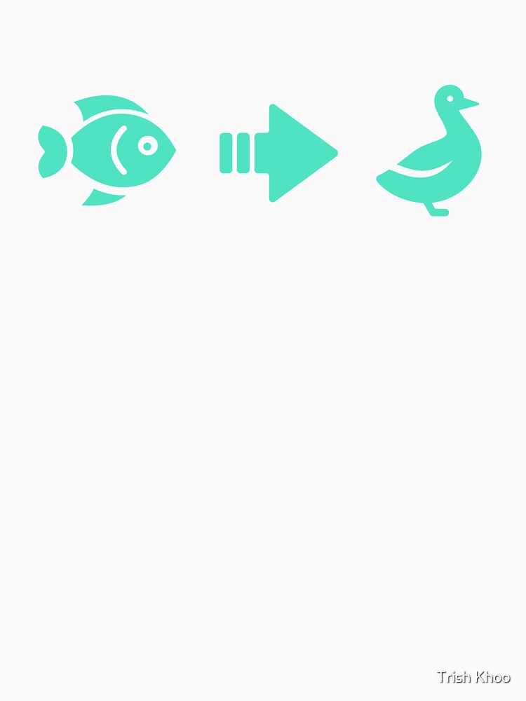 Fish to Duck icons by Trish Khoo