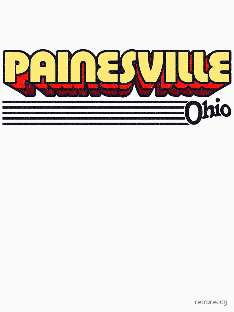 Painesville, Ohio | Retro Stripes by retroready
